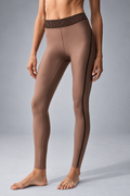 Airlift High-Waist 7/8 Line Up Legging - Java Brown