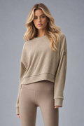 Muse Crew Neck Pullover - Gravel Heather