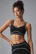 Airbrush Heart Throb Bra - Black/White