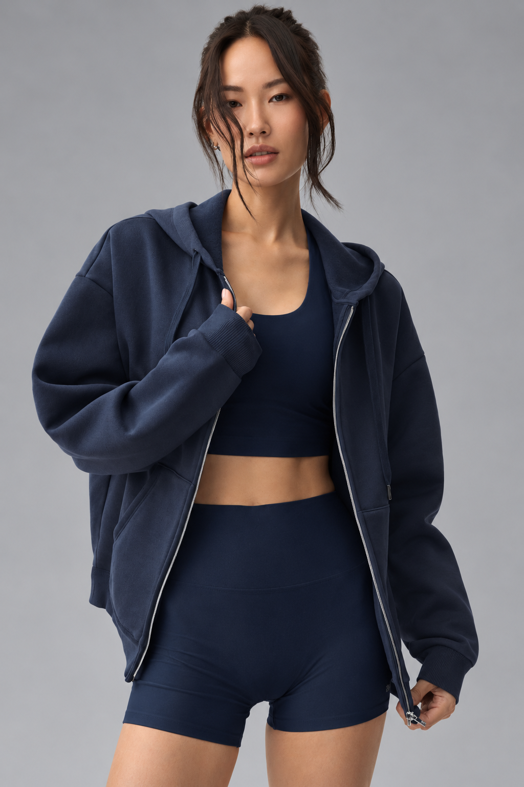 Accolade Full Zip Hoodie - Navy