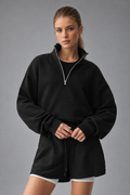 Accolade 1/4 Zip Pullover - Black