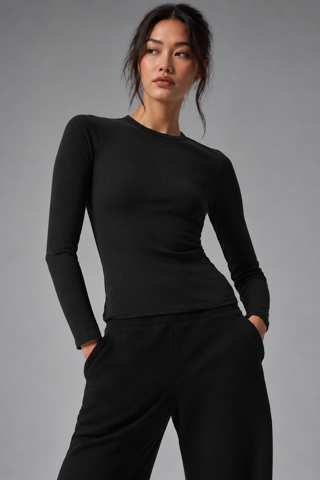 Ribbed Modal Long Sleeve
